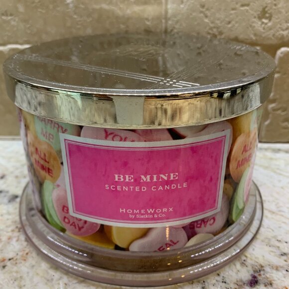 HomeWorx by Harry Slatkin Be Mine Scented 4-Wick Candle 18oz - Picture 1 of 4